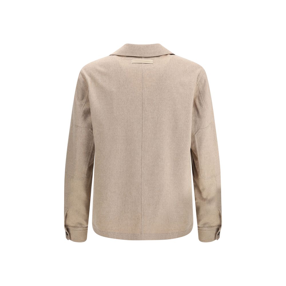ZEGNA Beige Kaschmirmantel