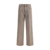 Jacob Cohen Brown Cotton Relaxed Fit Jeans