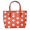 Michael Kors Orange Fabric Handbag