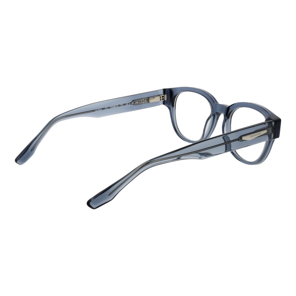 Trussardi Brillen aus blauem Acetat (Gestell)