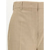 Max Mara Brown Fleece Wool Casual Pants