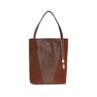 Chloé Schultertasche aus braunem Leder