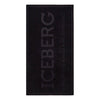 Iceberg Black Cotton Men's Beach Towel