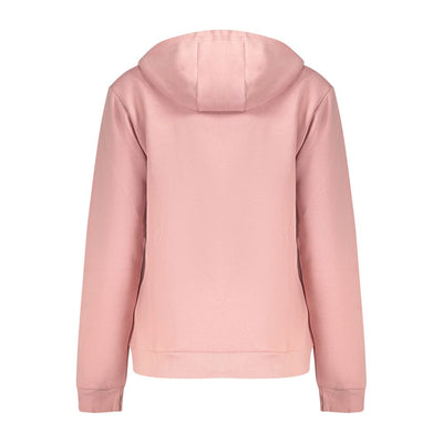 Norway 1963 Rosa Cotton Women Sweatshirt with Zip and Pockets