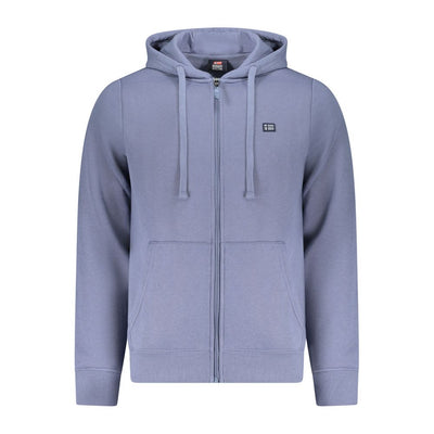 Norway 1963 Blue Cotton Men's Hoodie Sweatshirt