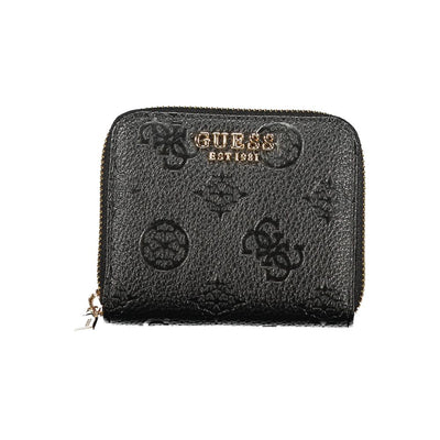 Guess Jeans Nero Poliuretano Women Wallet