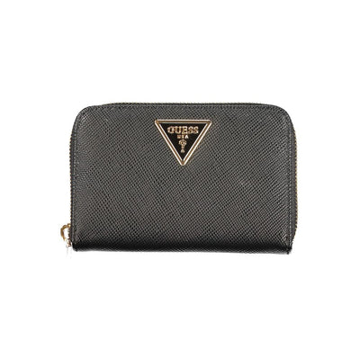 Guess Jeans Nero Poliuretano Women Wallet