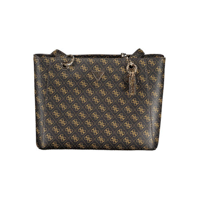 Guess Jeans Marrone Poliuretano Women Handbag