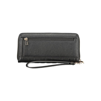 Guess Jeans Black Polyurethane Women Wallet