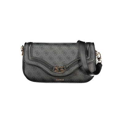 Guess Jeans Nero Poliuretano Women Handbag