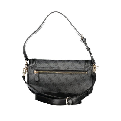 Guess Jeans Nero Poliuretano Women Handbag