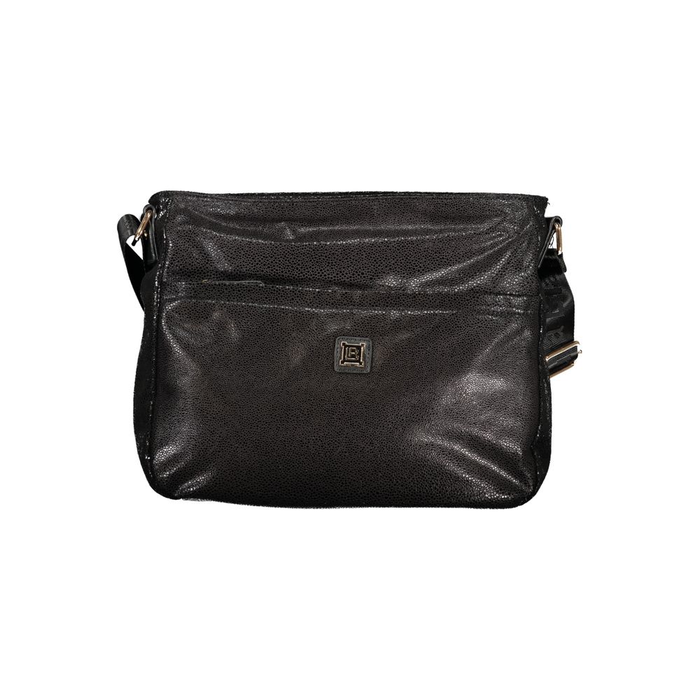 Laura Biagiotti Schwarze Polyester-Handtasche