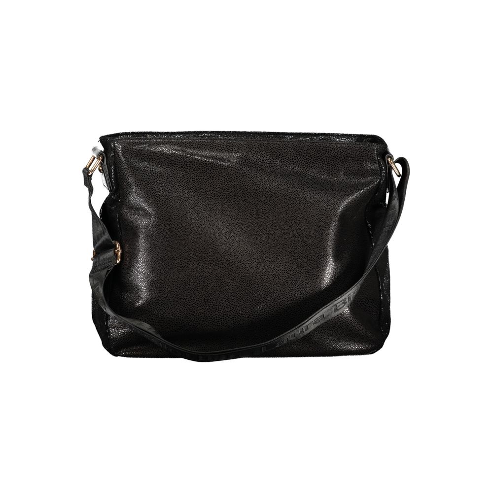 Laura Biagiotti Schwarze Polyester-Handtasche