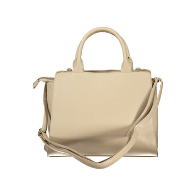 Laura Biagiotti Beige PVC Women Handbag