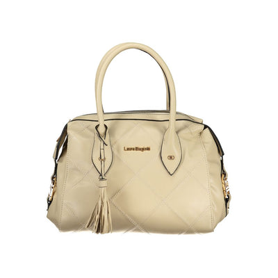 Laura Biagiotti Beige PVC Women Handbag