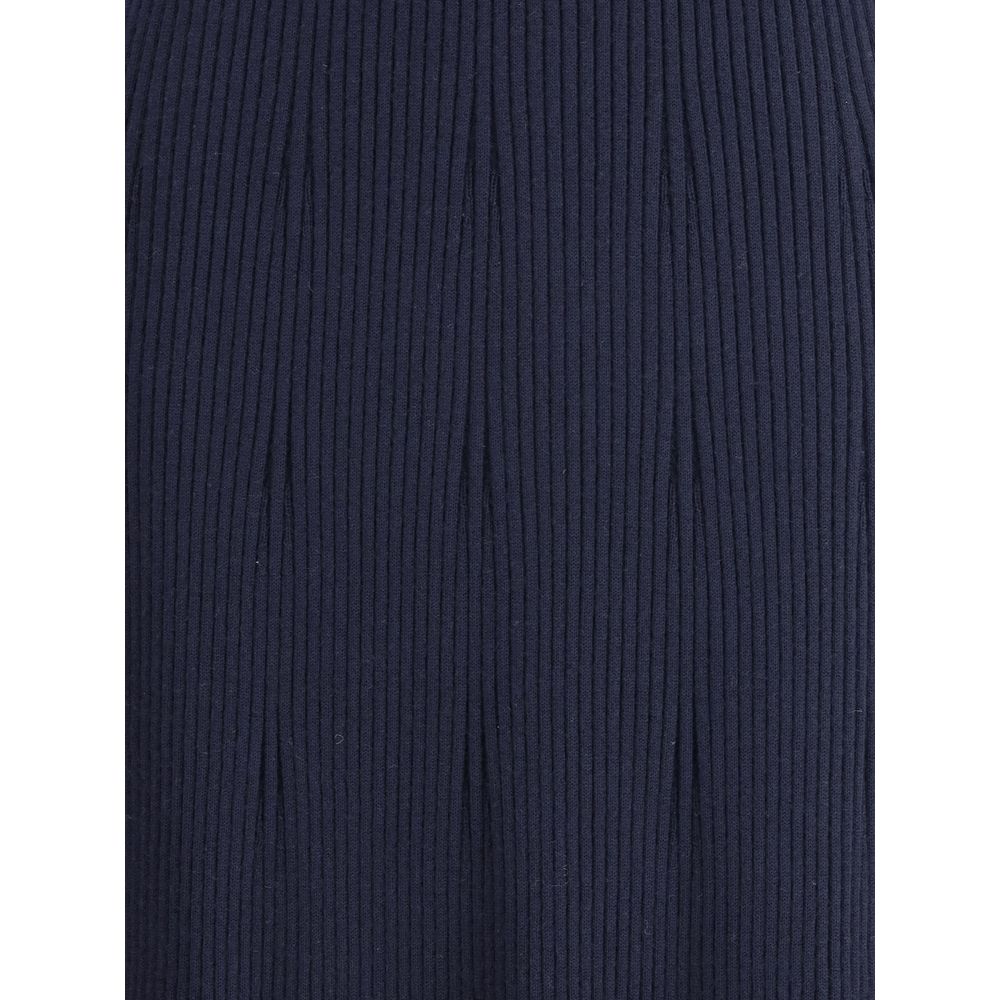 SA SU PHI Blue Cashmere Casual Dress