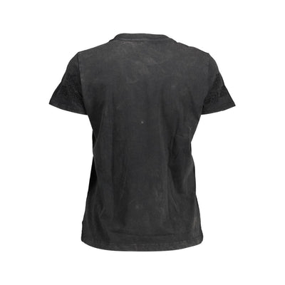 Desigual Black Cotton Women T-Shirt