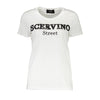 Scervino Street White Cotton Women T-Shirt