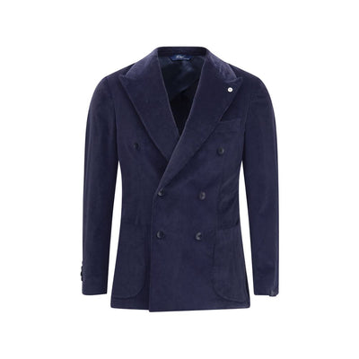 Gi Capri Blue Cotton Blazer