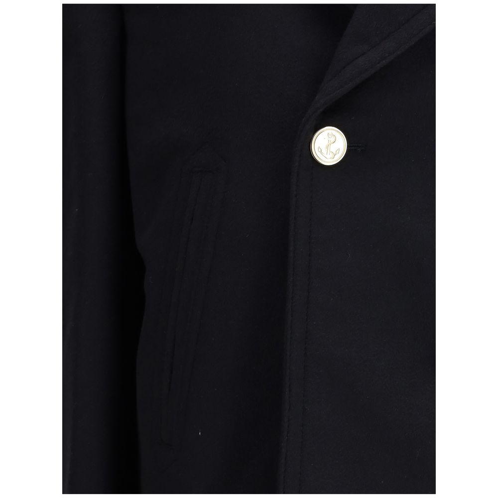 Thom Browne Blue Fabric Coat