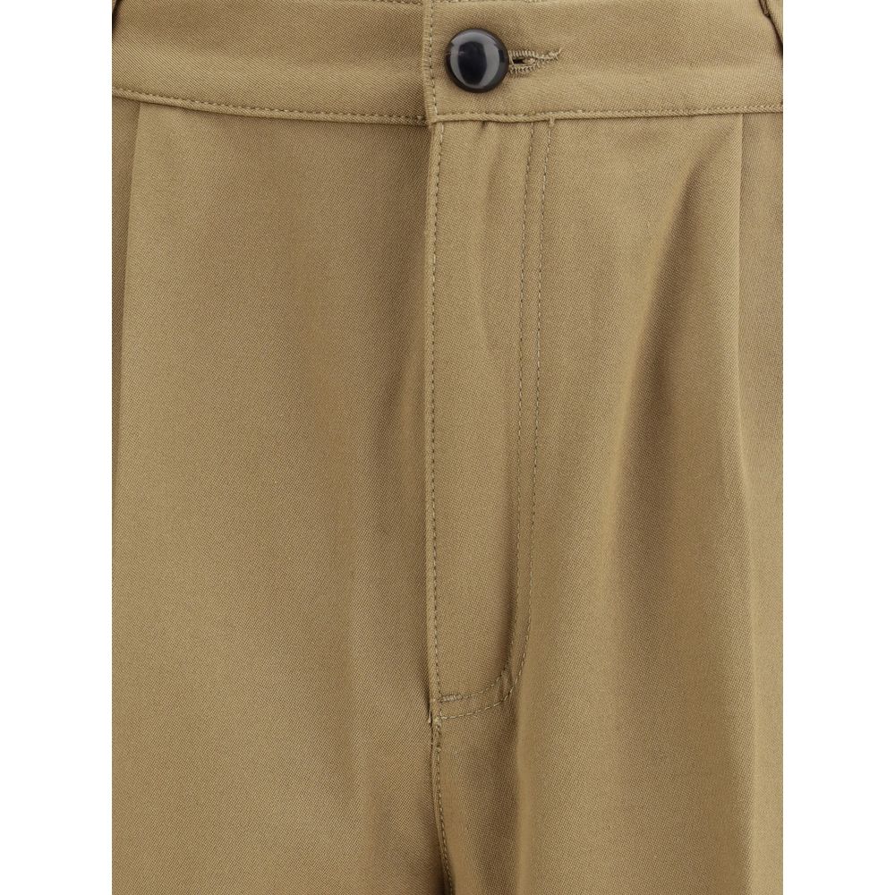 Namacheko Beige Baumwoll-Freizeithose