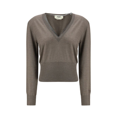 Fendi Brown Cashmere Cashmere Sweater