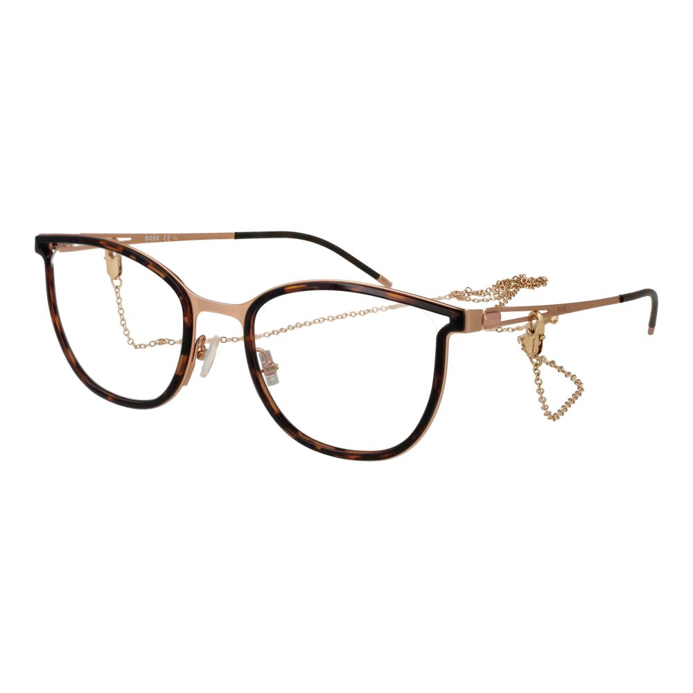 Hugo Boss Brille aus goldfarbenem Edelstahl (Gestell)