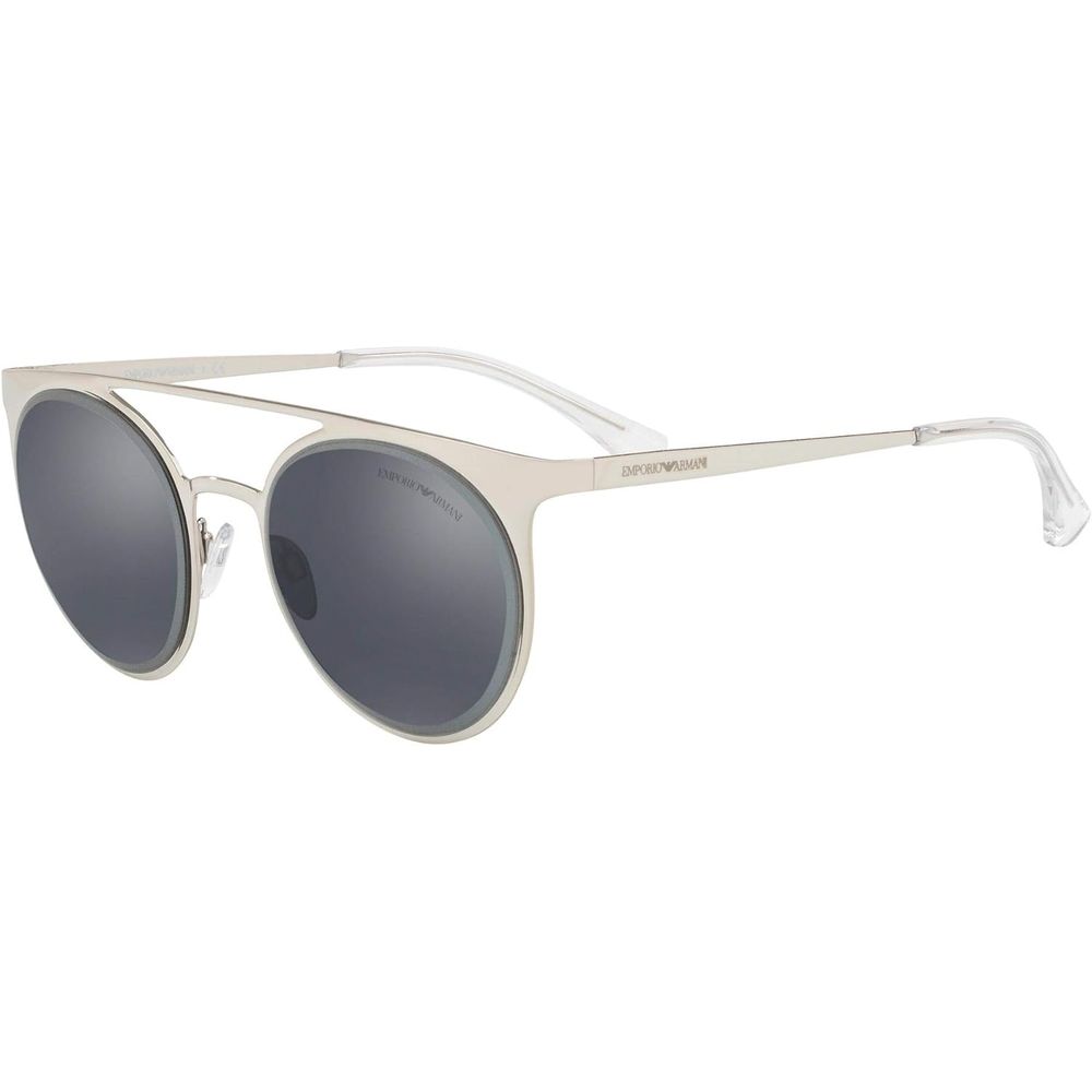 Emporio Armani Sonnenbrille aus grauem Metall