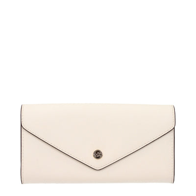 Michael Kors Beige Leather Wallet