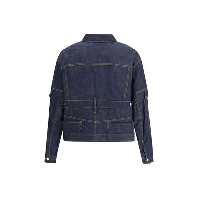 Dsquared² Blaue Baumwoll-Jeansjacke