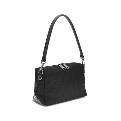 Fendi Black Nylon Shoulder Bag