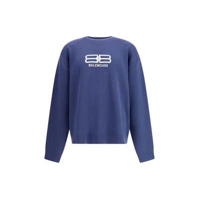 Balenciaga blaues Woll-Sweatshirt