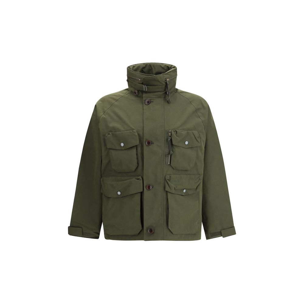 Barbour grüne Polyester-Shelljacke