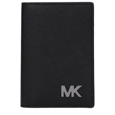 Michael Kors Black Fabric Cardholder