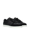 Jimmy Choo Black Leather Low Top Sneakers