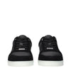 Jimmy Choo Black Leather Low Top Sneakers