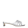 Jimmy Choo Gray Leather Flat Sandals