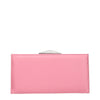 Jimmy Choo Pink Satin Clutch Bag