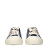 Jimmy Choo Blue Fabric Low Top Sneakers