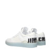 Jimmy Choo White Leather Low Top Sneakers