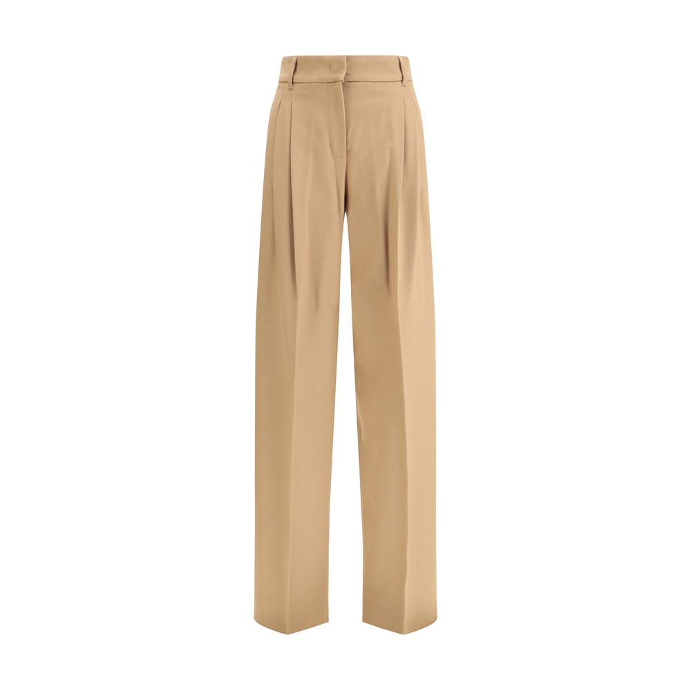 Max Mara Beige Fleece-Freizeithose
