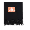 Vivienne Westwood Black Wool Scarf