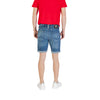 Replay blaue Baumwoll-Bermudashorts