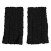 Dolce & Gabbana Black Virgin Wool Knitted Fingerless Men Gloves