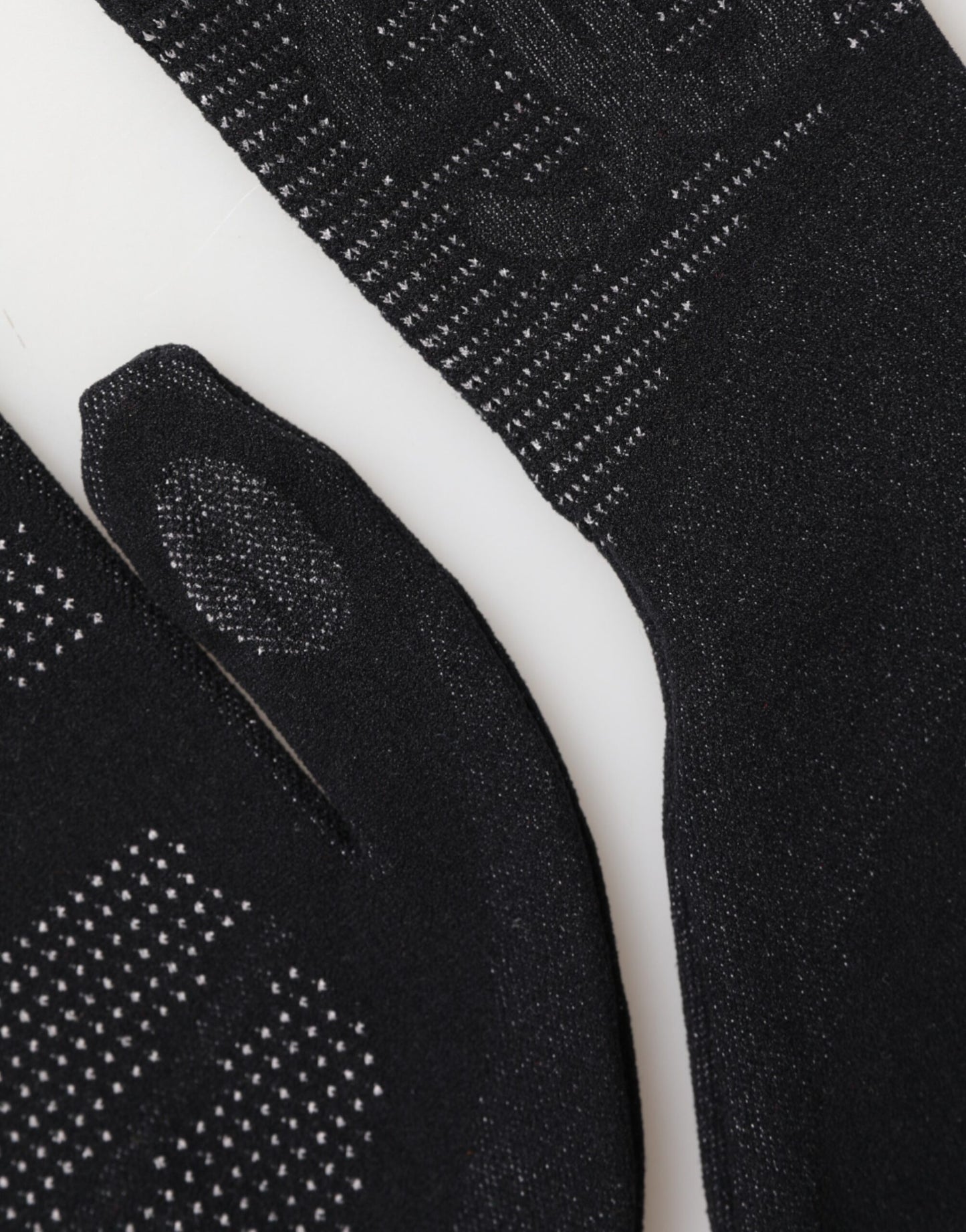 Dolce &amp; Gabbana Schwarze DG Logo Baumwollhandschuhe für Herren