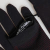 Dolce & Gabbana Black DG Logo Cotton Hands Mitten Men Gloves