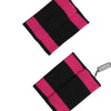 Dolce & Gabbana Black Pink DG Logo Cashmere 1 Pair Wristband