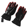 Dolce & Gabbana Black Red Nylon Wrist Length Mitten Gloves