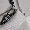 Dolce & Gabbana Gray Virgin Wool Knitted Fingerless Men Gloves