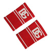 Dolce & Gabbana Red White DG Logo Cotton 1 Pair One SIze Wristband